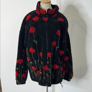 Maxmania Vintage Floral Sherpa Jacket